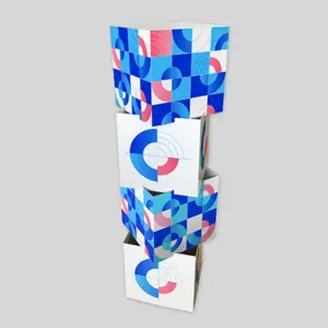 Totem carton modules cubes